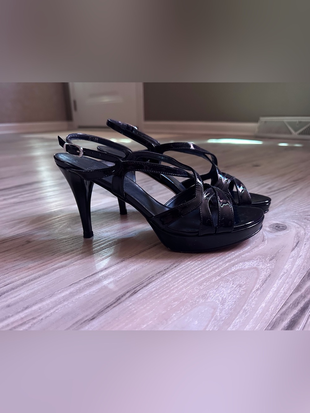 Stuart Weitzman Navy Sandal